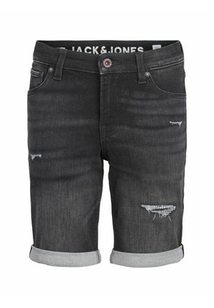 RICK ICON - Jeansshorts - black denim