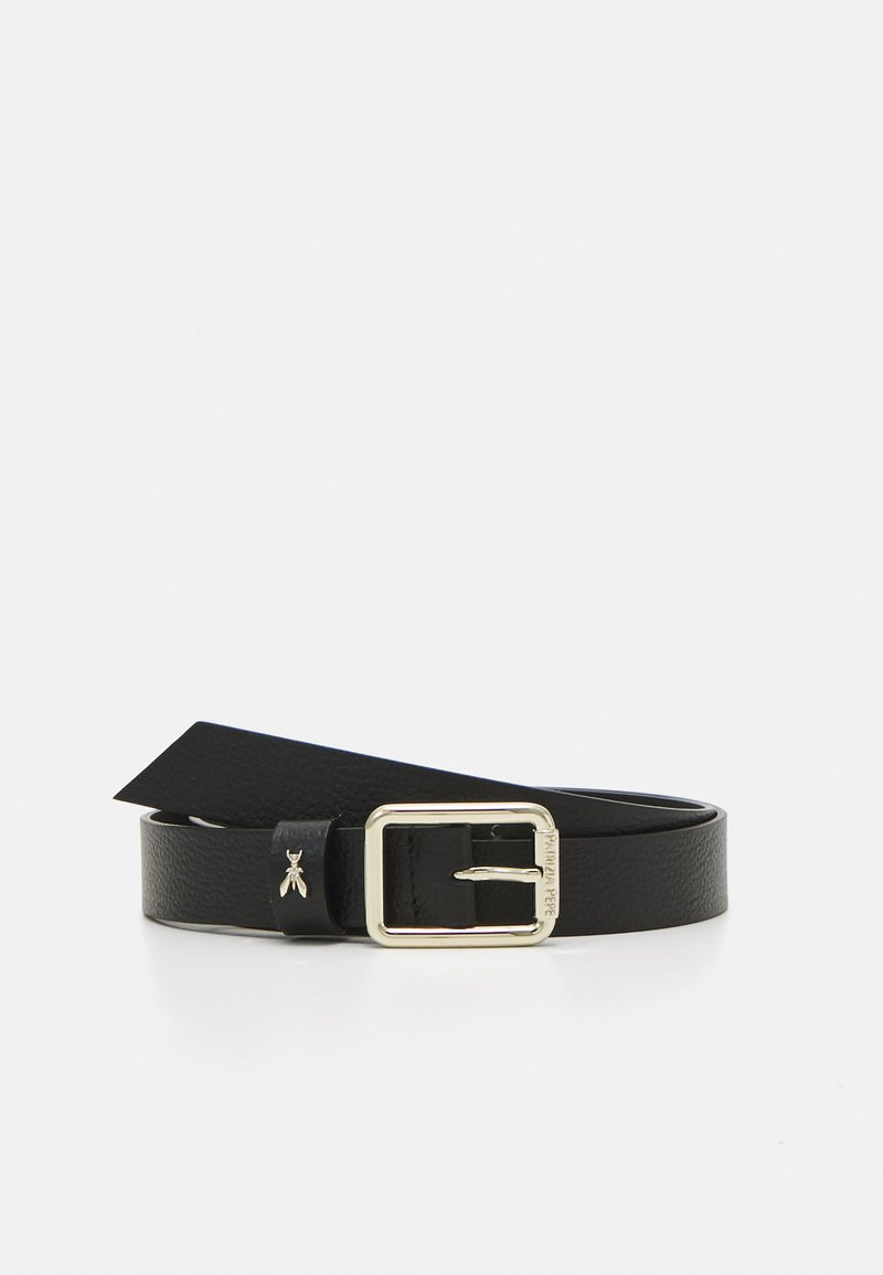 Patrizia Pepe CINTURA BELT - Cintura - black/lightgold-coloured