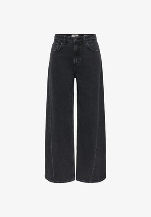 JDY, WIDE CARINA, czarny denim
