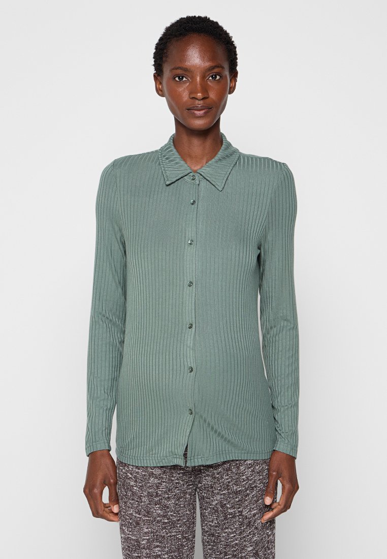 Mamalicious Overhemdblouse groen Mamalicious Overhemdblouse groen