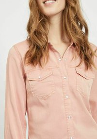 VILA VIBISTA - Button-down blouse - misty rose
