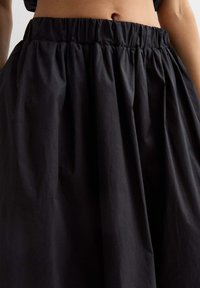 New Look BUBBLE-HEM  - Falda larga - black