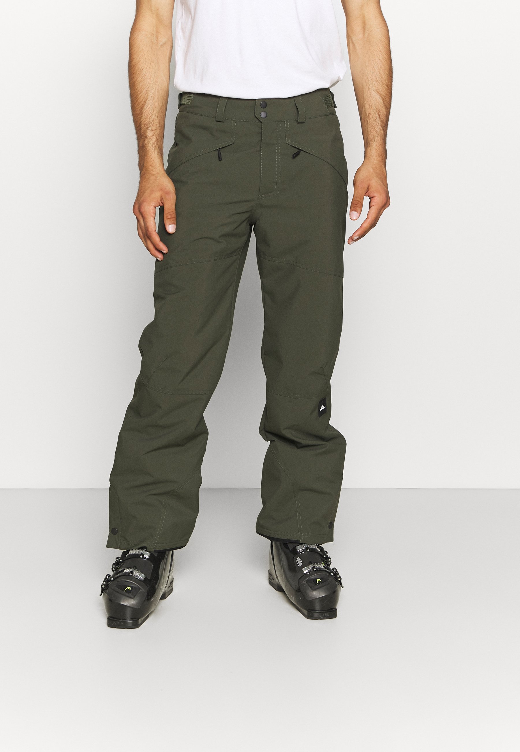 forest green ski pants