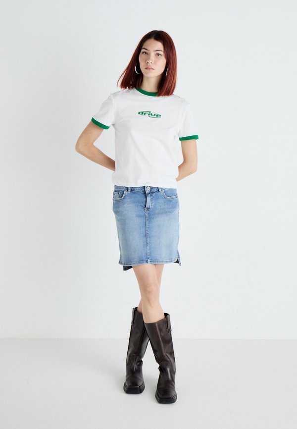 MIRAH  - Denim skirt - aviona wash3