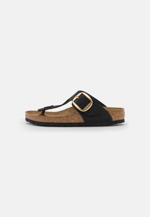 Birkenstock GIZEH BIG BUCKLE REGULAR - Mules - black