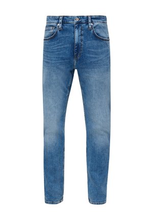 s.Oliver MIT WASCHUNG - Straight leg jeans - blau