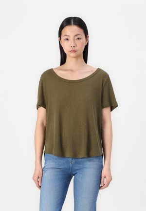 BLEND SCOOP - T-shirt basique - dark olive