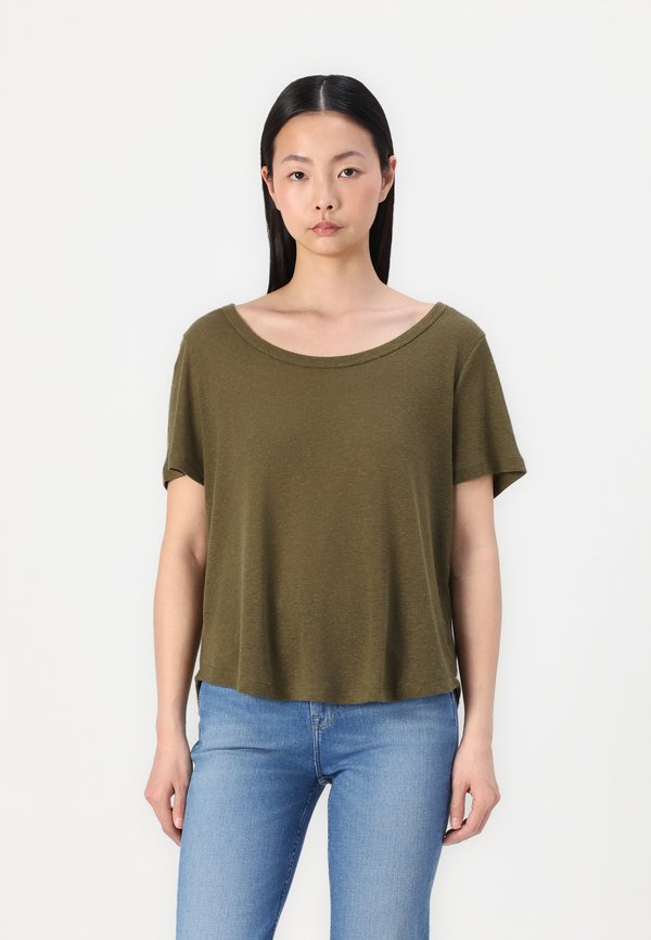 BLEND SCOOP - Basic T-shirt - dark olive