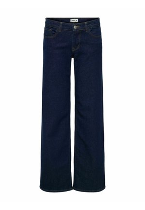 ONLJUDY-O NIEDRIGE TAILLE GERADE GESCHNITTEN - Wide leg - dark blue denim