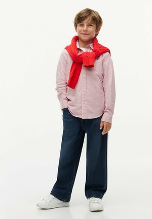 Tommy Hilfiger, FLAG OXFORD SHIRT LS - Camicia - red glare stripes