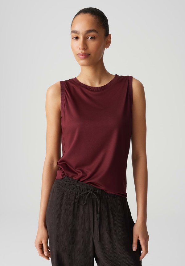 REGULAR FIT - Top - cassis