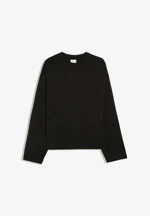 Bershka, LONG SLEEVE BOXY FIT - T-SHIRT - T-shirt à manches longues - black