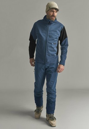 ORTOVOX, ORTLER SOFTSHELL PLUS - Ski pants - blue nunatak