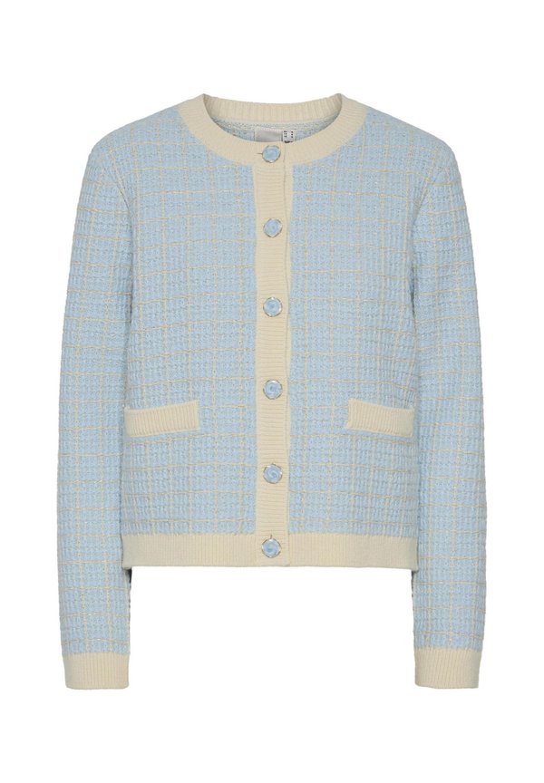 YASLIVIA SHORT CARDIGAN - Cardigan - birch pattern clear sky2