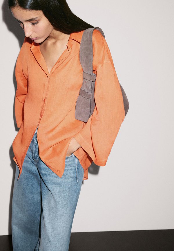 AMIE  - Button-down blouse - orange