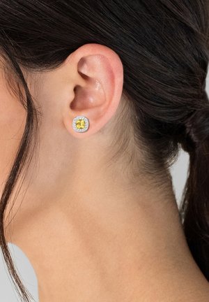CITRIN TOPAS EDEL - Boucles d'oreilles - silberfarben
