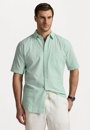 SHORT SLEEVE SPORT SHIRT - Skjorter - keywest green/white