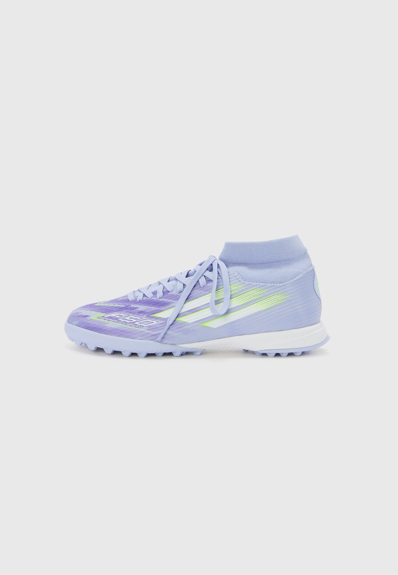 Chaussures De Football AG Pour Homme – Synthétique, Semelle TPU Antidérapante, Noir/blanc/violet – Terrain Synthétique