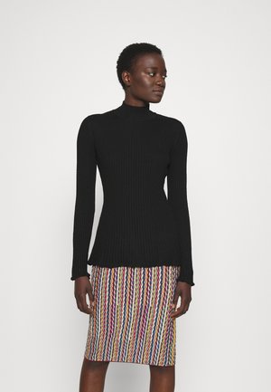 MOCK NECK - Långärmad tröja - black beauty