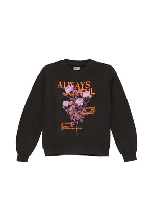DÉLAVÉ À FLUO - Sweater - schwarz