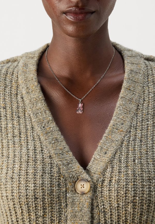 BEAR CHAIN UNISEX - Necklace - strawberry milkshake