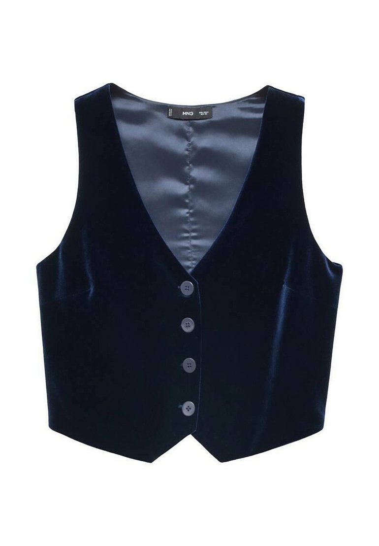 Mango Bodywarmer donkerblauw