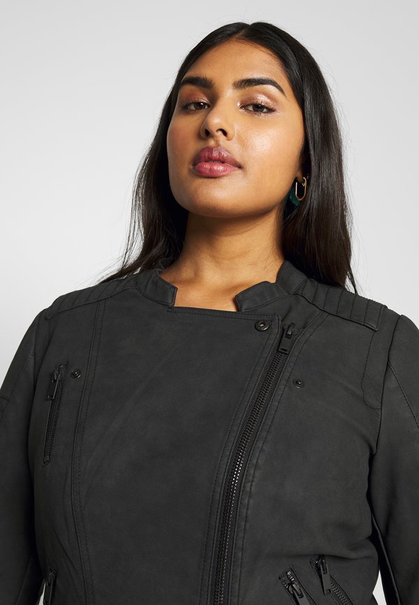 CARAVANA BIKER - Faux leather jacket4