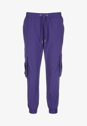 CRINKLE  - Tracksuit bottoms - bluepurple