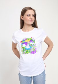 Henry Tiger ALICE IN WONDERLAND ALICE PSYCHEDELIC SCENE  - T-shirt z nadrukiem