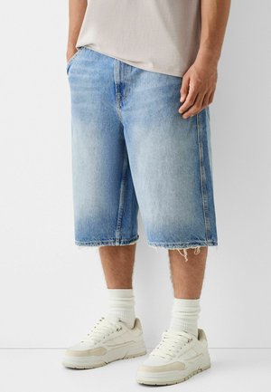 Jeansshort - light-blue denim