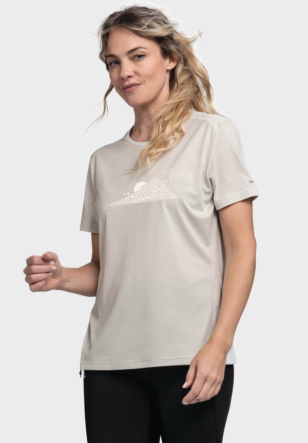 CIRC SULTEN - Sport T-Shirt - natur