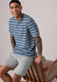 Next TEXTURED - REGULAR FIT - Pidžamas komplekts - blue stripe grey