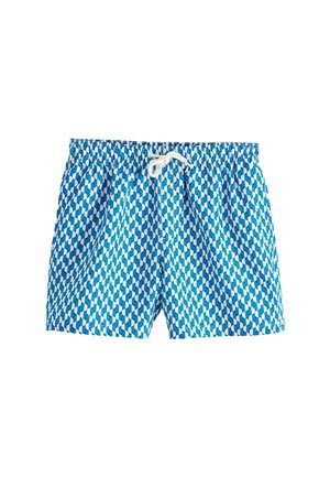 Next, REGULAR FIT - GEOMETRIC CIRCLE PRINT - Kupaće hlače - blue/white