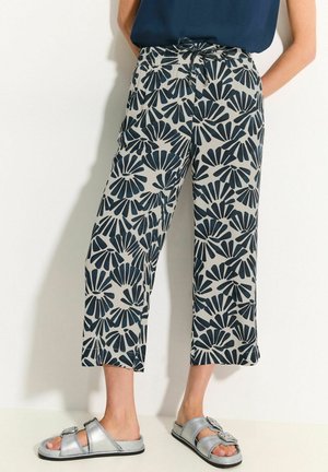 Cecil Pantaloni 3/4 Donna A Vita Alta Con Stampa - Modello Largo In Viscosa, Elastico E Coulisse - 5