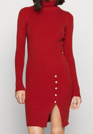 Etui-jurk - dark red