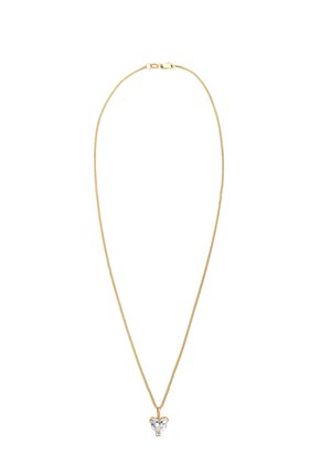 ELEGANT HEART CHAIN - Halskette - gold coloured