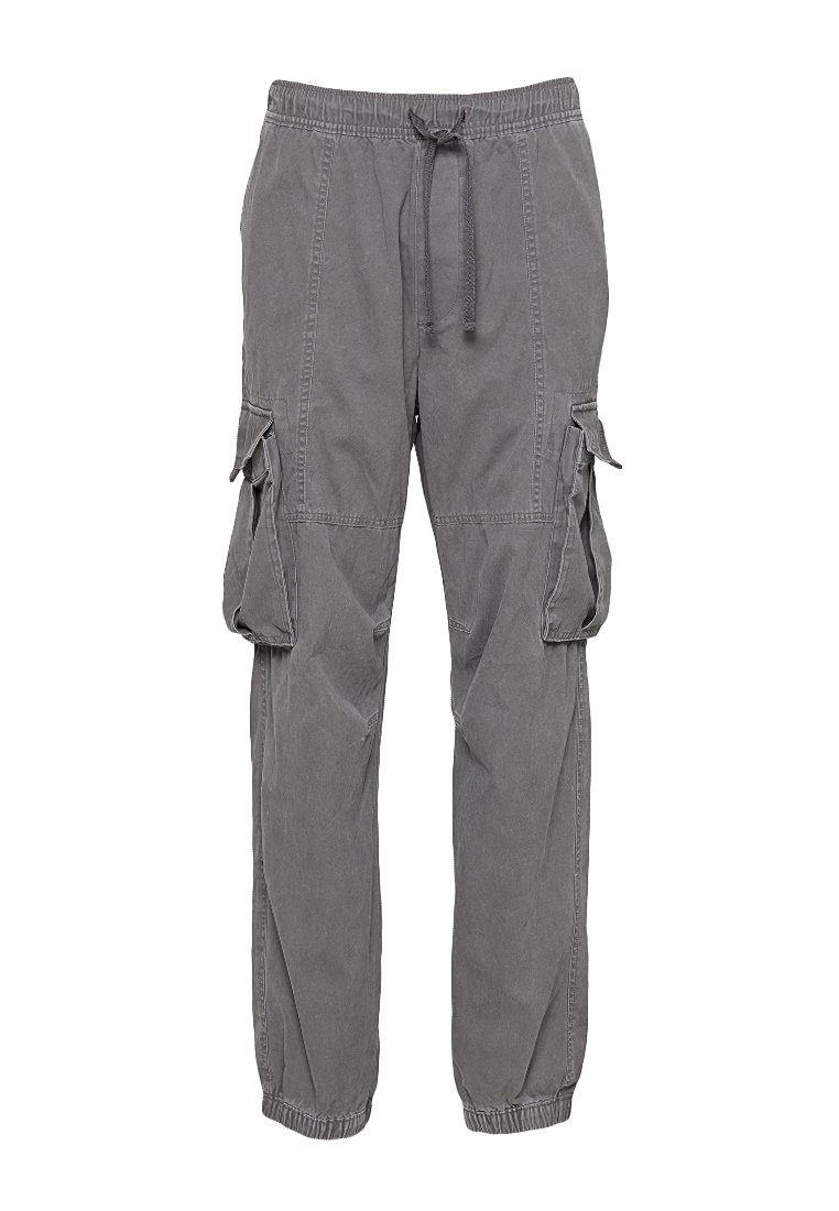 Abercrombie & Fitch Cargobroek grijs