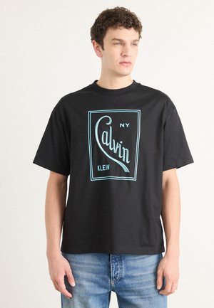 PYRAMID GRAPHIC TEE - T-shirt imprimé - black