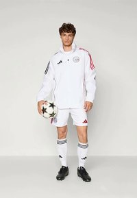 adidas Performance AJAX AMSTERDAM 25/26 RAIN JACKET - Spordijakk - white/black/bold red