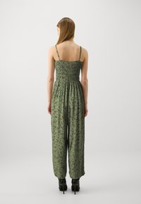 GAP SMOCKED - Jumpsuit - olive
