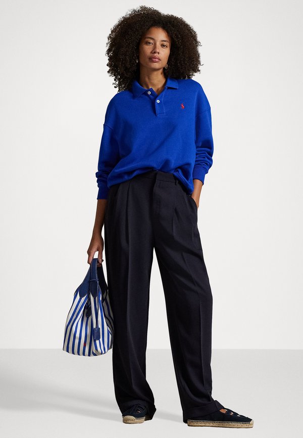 POLO COLLAR FLEECE PULLOVER - Sweatshirt - sapphire star3