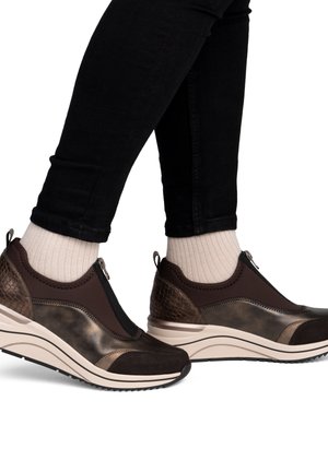 Remonte, REMONTE SLIPPER D0T08 - Baskets basses - metallic