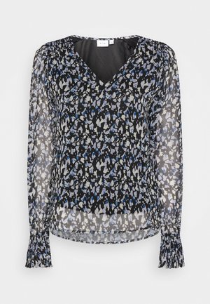 VILA Tall VIFALIA V-NECK  - Bluzka z długim rękawem