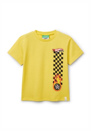 T-shirt imprimé - yellow