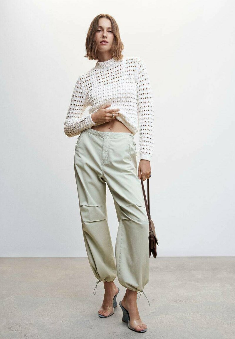 Mango SANTORIN Striktrøje gebroken wit/offwhite Zalando.dk