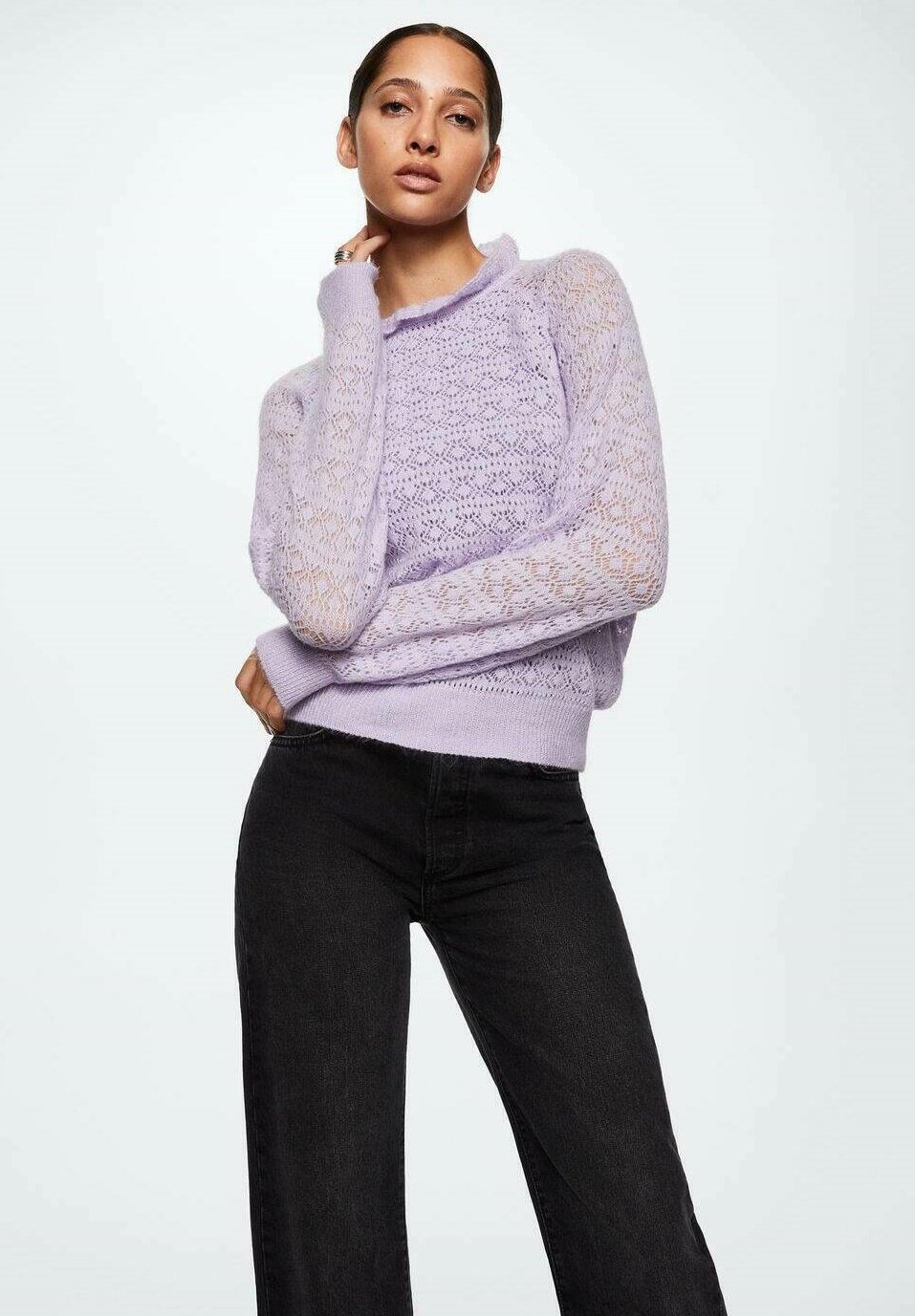 Mango FESTA - Strickpullover - light 