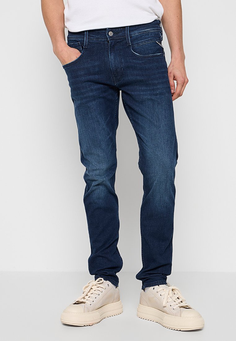 Replay Jeans Tapered Fit donkerblauw Replay Jeans Tapered Fit donkerblauw