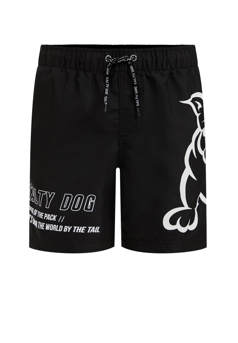WE Fashion SALTY DOG Swimming shorts black Zalando.de