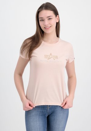 T-shirt con stampa - pastel peach