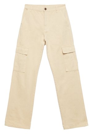 Stradivarius Pantalon cargo - mottled beige